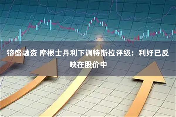 镕盛融资 摩根士丹利下调特斯拉评级：利好已反映在股价中